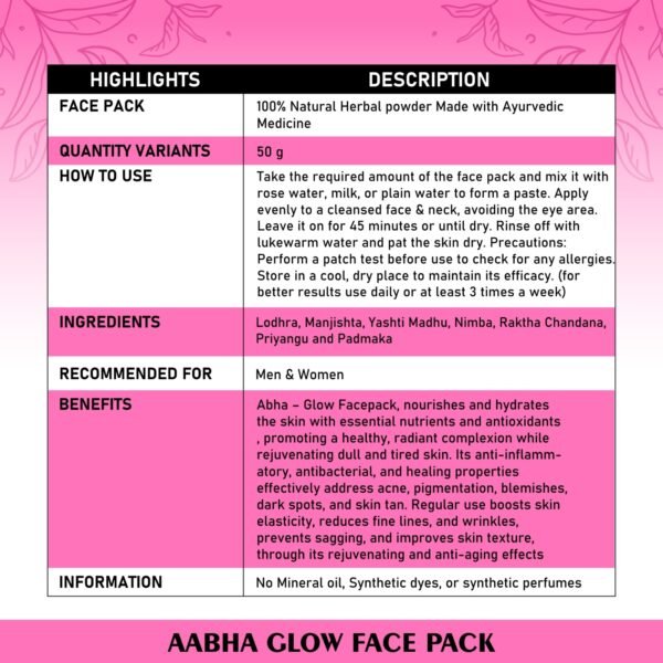 Aabha-Glow – Face Pack - Image 2